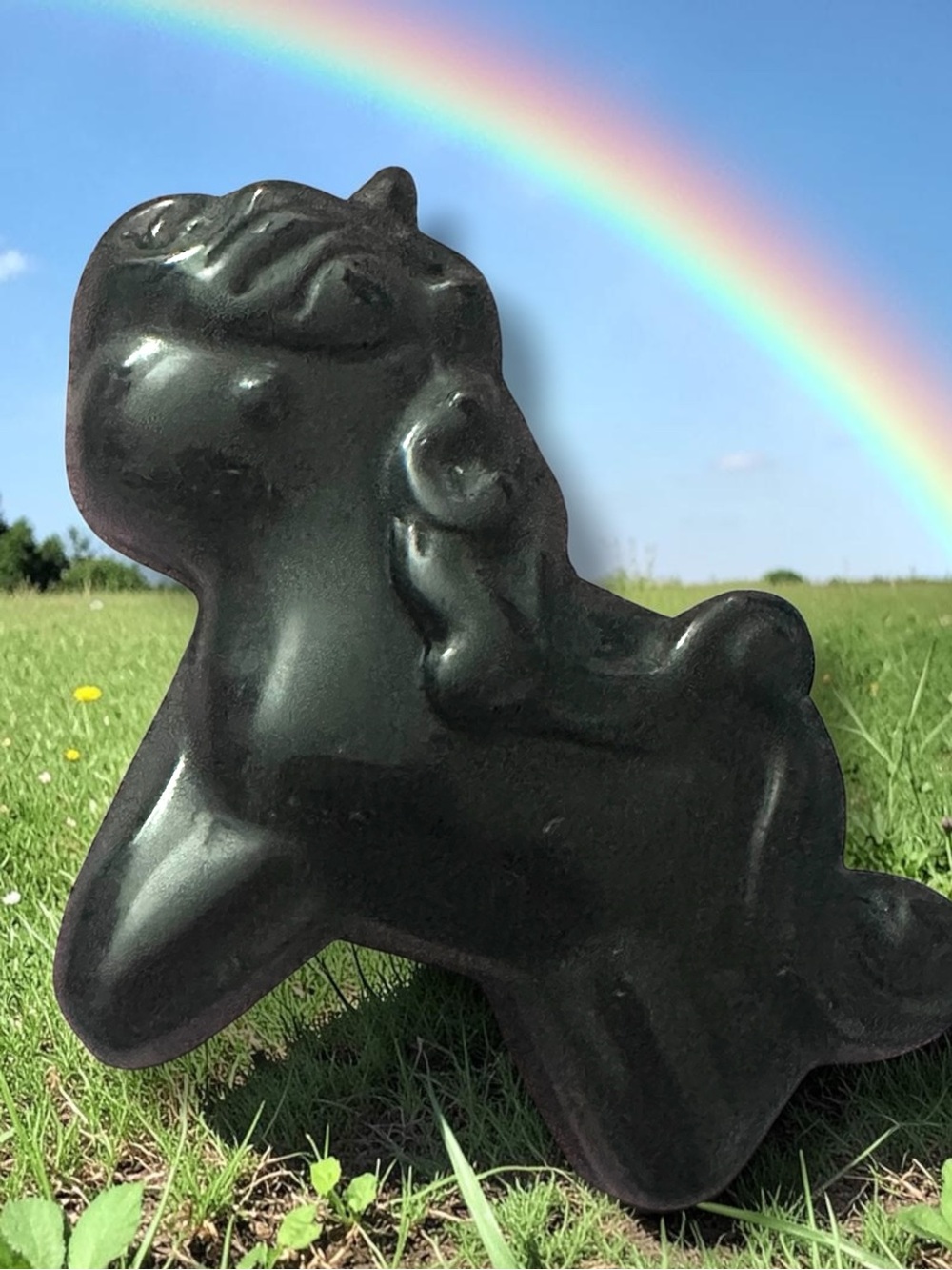 Obsidian Crystal Unicorn